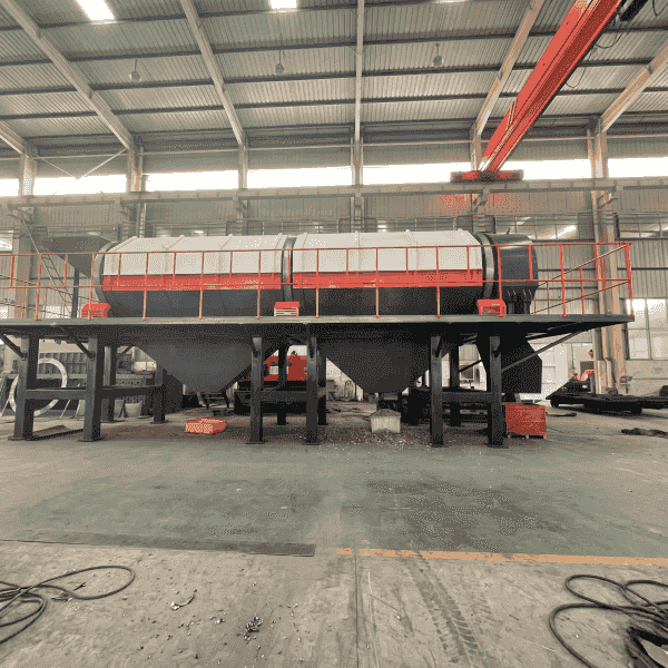 GTS Series Trommel Screen Rotary Drum Screener for Recycling