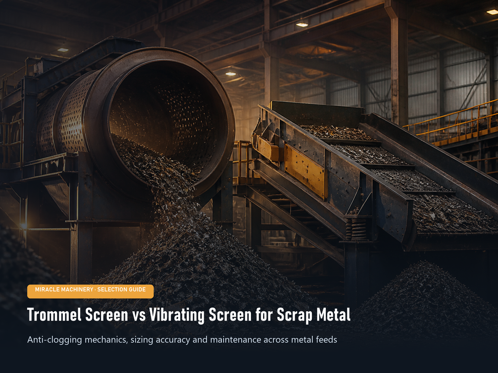 Trommel Screen vs Vibrating Screen for Scrap Metal Recycling