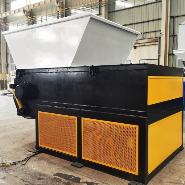 SS48150 90kW Single Shaft Shredder with Hydraulic Pusher Ram