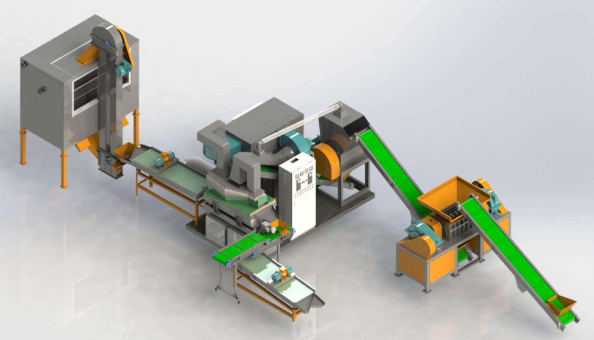 Scrap Wires Recycling Line
