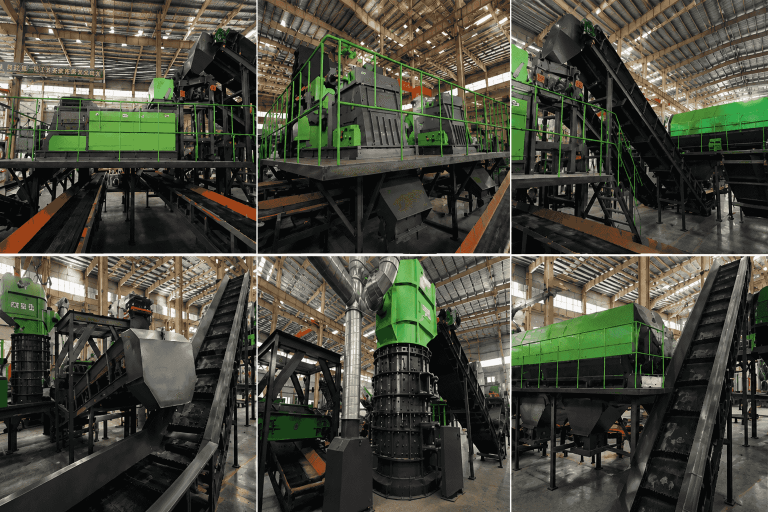 Diagram of Equipment for a Scrap Steel Recycling Line