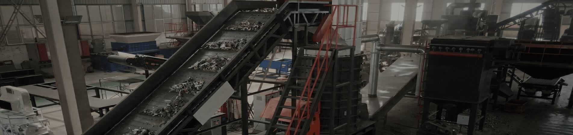 Scrap metal recycling facility