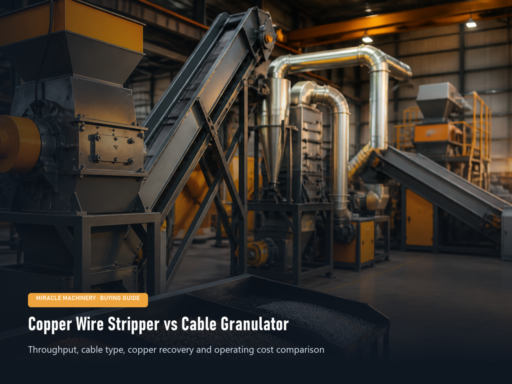 Copper Wire Stripper Vs Granulator: Which Fits Your Scrap Cable?